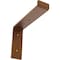 Ekena Millwork Steel Truss Shelf Bracket, Hammered Copper 2"W x 8"D x 6 3/4"H BKTM02X08X06TSHCO - alternate 1